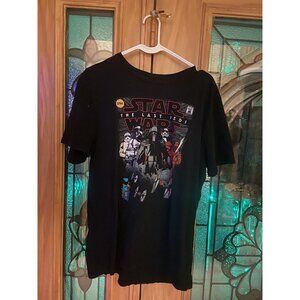 Star Wars Boys T Shirt XL The Last Jedi Old Navy Collectabilitees Spellout